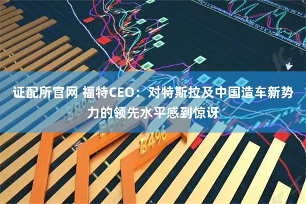 证配所官网 福特CEO：对特斯拉及中国造车新势力的领先水平感到惊讶