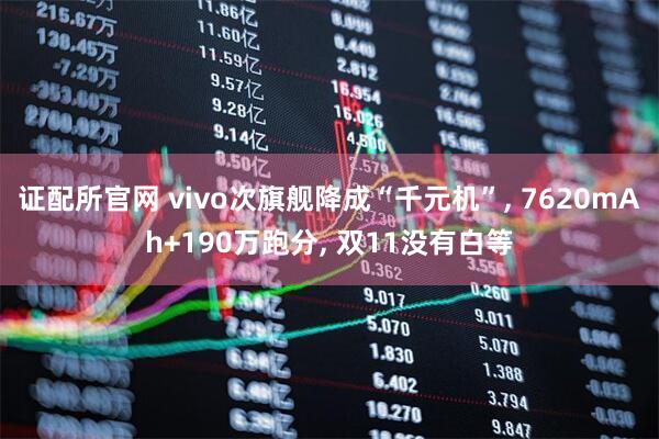 证配所官网 vivo次旗舰降成“千元机”, 7620mAh+190万跑分, 双11没有白等